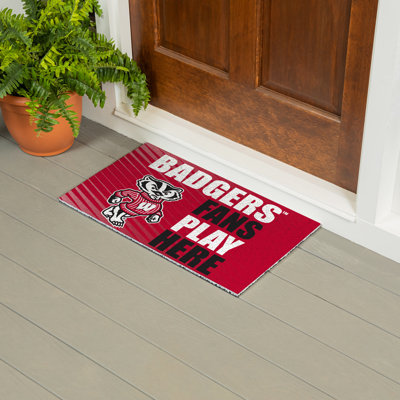 University of Wisconsin-Madison Fan PVC Mat, 28"x16"