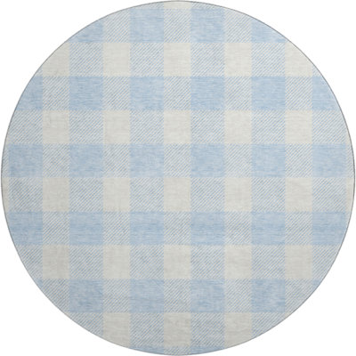 Premium Machine Washable Prisco Sky Rug