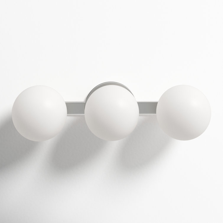 Samson 3 Light Frosted LED Vanity Light