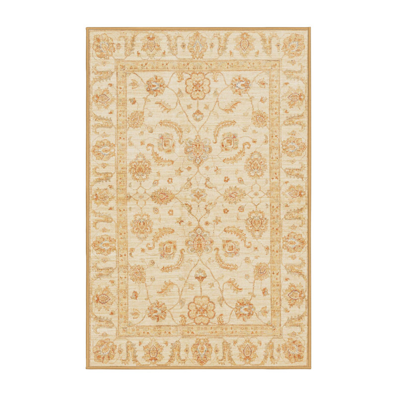 Chrishauna Oriental Indoor Rug, Rectangle 6' x 9'