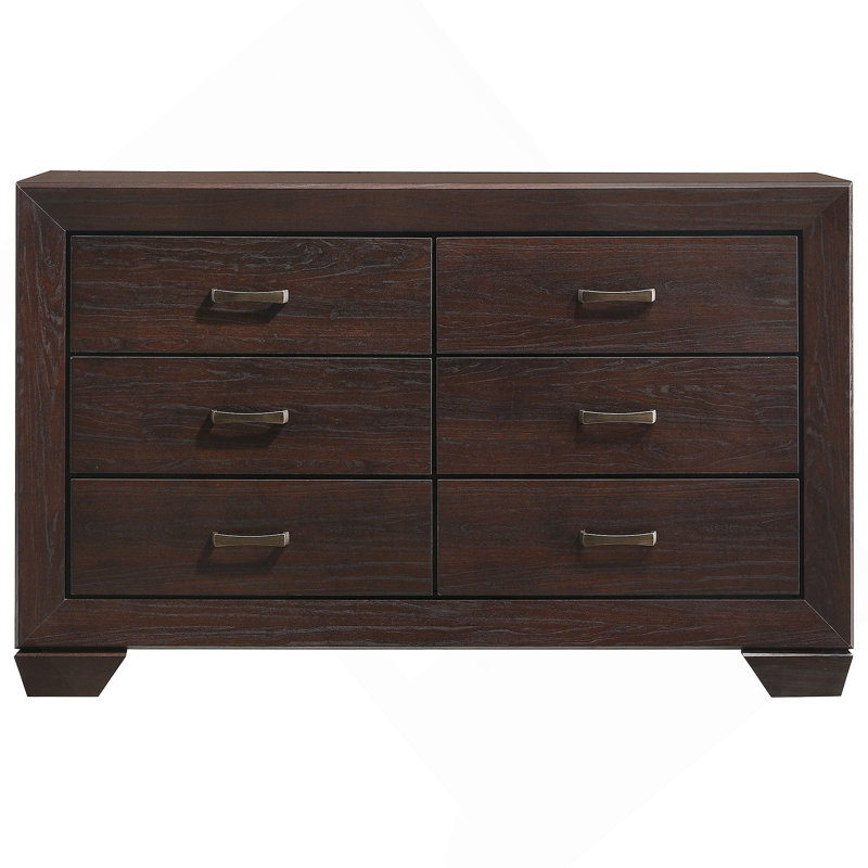 6-drawer Dresser, Dark Brown