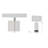 Rosemarie 1 Light Chrome and Crystal Table Lamp With Shade