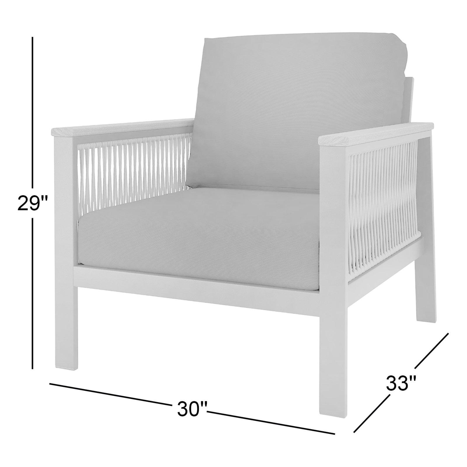 Townsend Sunbrella® Patio Lounge Chair, Canvas Navy Sunbrella® Canvas