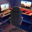 Ebern Designs Adjustable Reclining Ergonomic Faux Leather Swiveling PC & Racing Game Chair with Footrest-1019910879