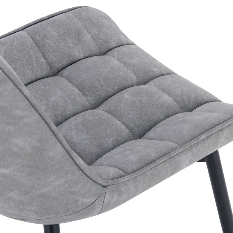 Vassar 46.5cm H Upholstered Side Chair, Light Grey