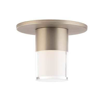 Twist-N-Lite Dimmable LED Mini Cylinder Flush Mount Light With Color Temperature Switch: 2700K, 3000K, 3500K, 4000K, and 5000K