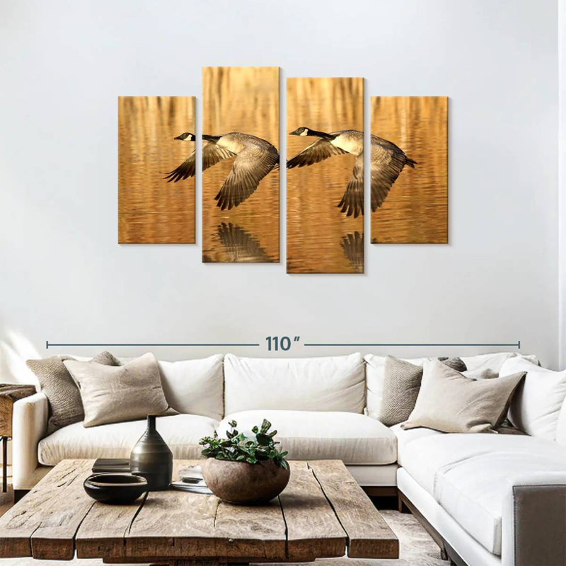 Brampt Low Flying Geese, 48" H x 75" W