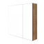 Armoire de toilette murale 29,63 po avec tablettes réglables et fabrication en contreplaqué durable, parfaite pour le rangement organisé et la décoration moderne