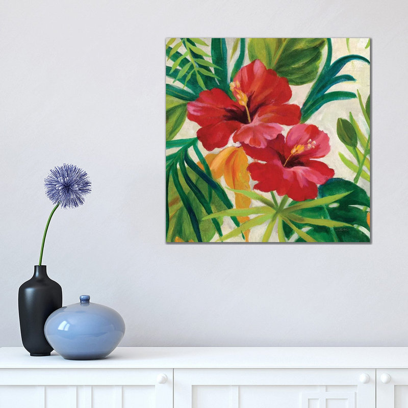 Tropical Jewels II, Detail by Silvia Vassileva - Wrapped Canvas Print, 45.72 cm H x 45.72 cm W x 1.91 cm D