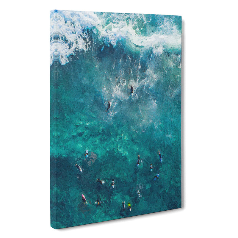 Surfers in Australia - Wrapped Canvas, 50cm H x 35cm W x 3cm D