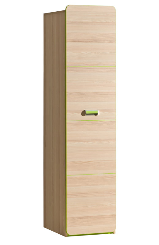 Talia 1 Door Wardrobe, Beige/Green