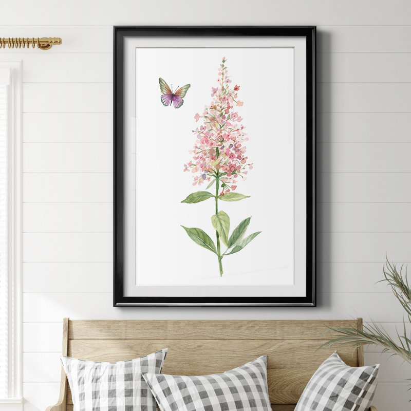Wildflower Botanical II - Cadre photo, reproduction d'art sur papier, H 22,5 po x l 30,5 po x P 1,5 po, Papier noir