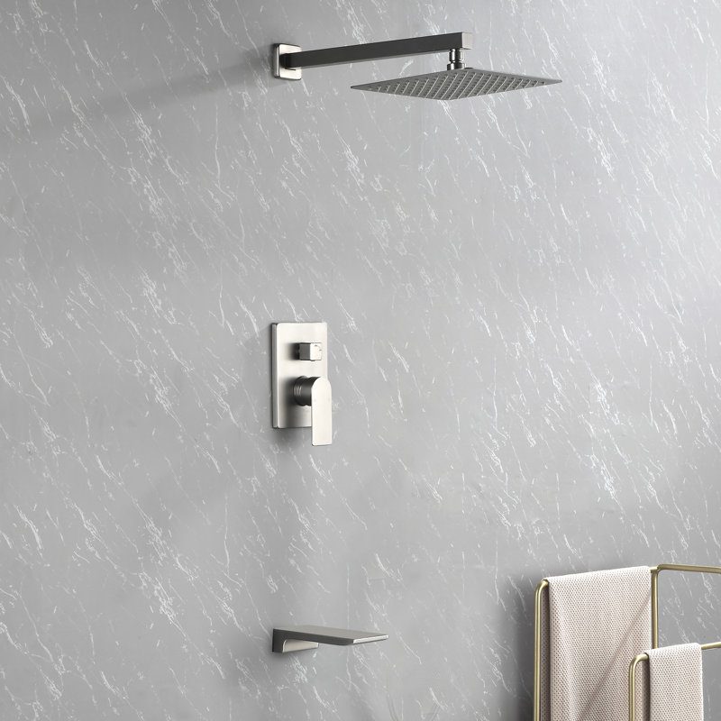 Tub & Shower Faucet, Brushed Nickel