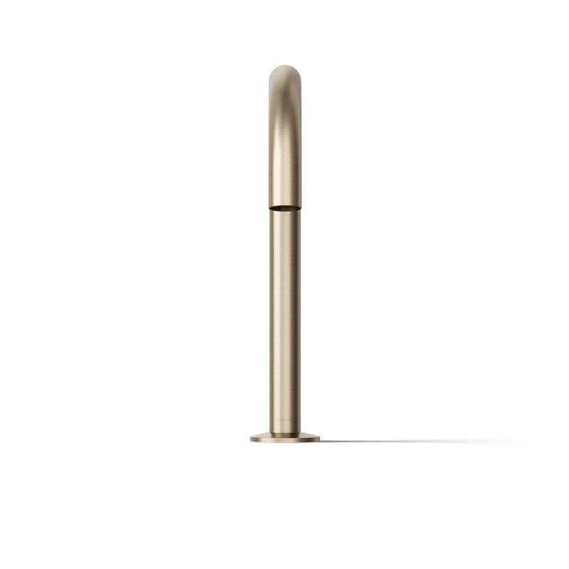 Components Deck-Mount Bath Spout With Tube Design, Bronze