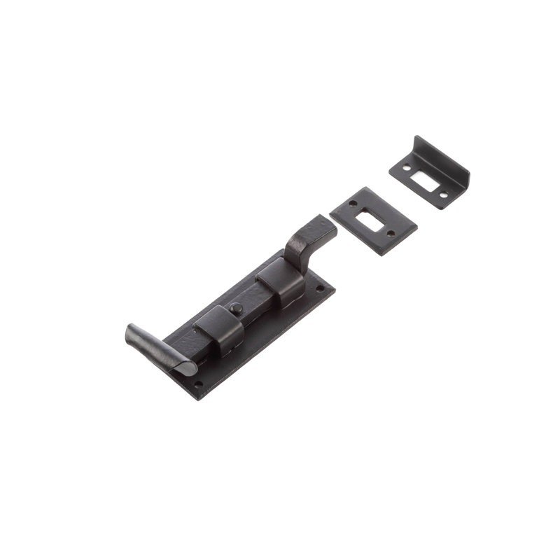 152Mm Necked Bolt, Black, 3.7cm H x 12cm W x 3.1cm D