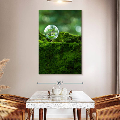Bubble Encased Plant