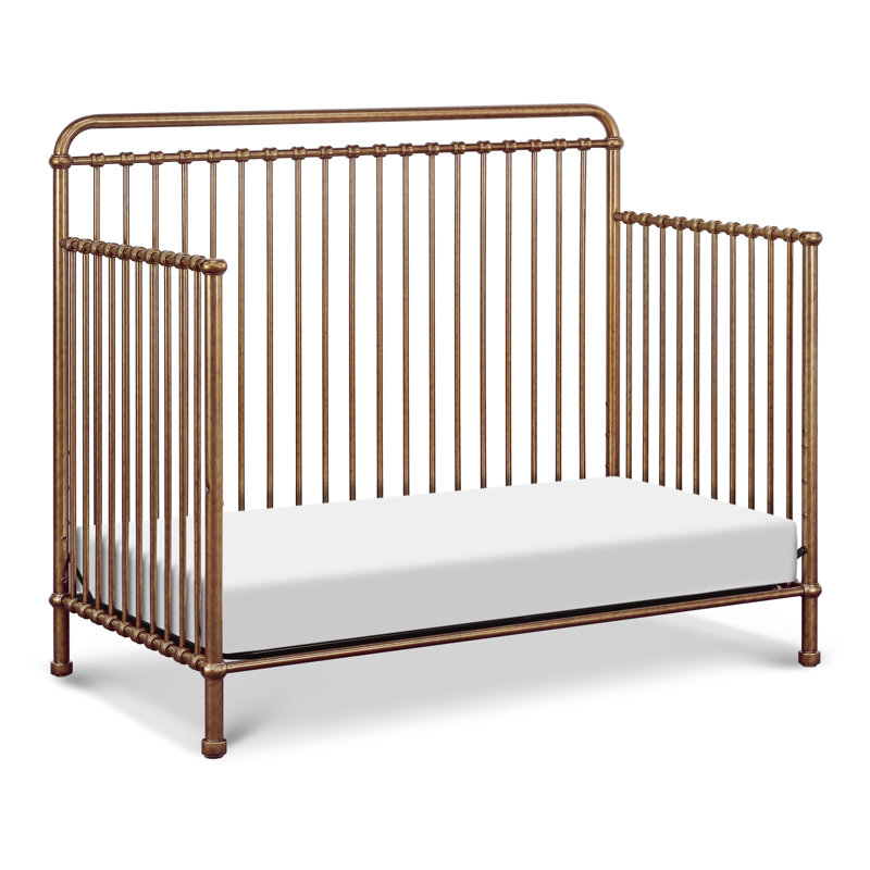 Winston 4-Conversion Steel Convertible Crib, Vintage Gold