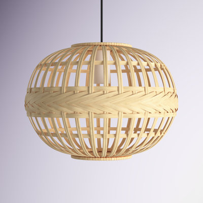 Ria 1 - Light Brown Single Pendant