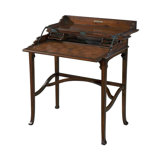 Campaign Solid Wood Secretary Desk
