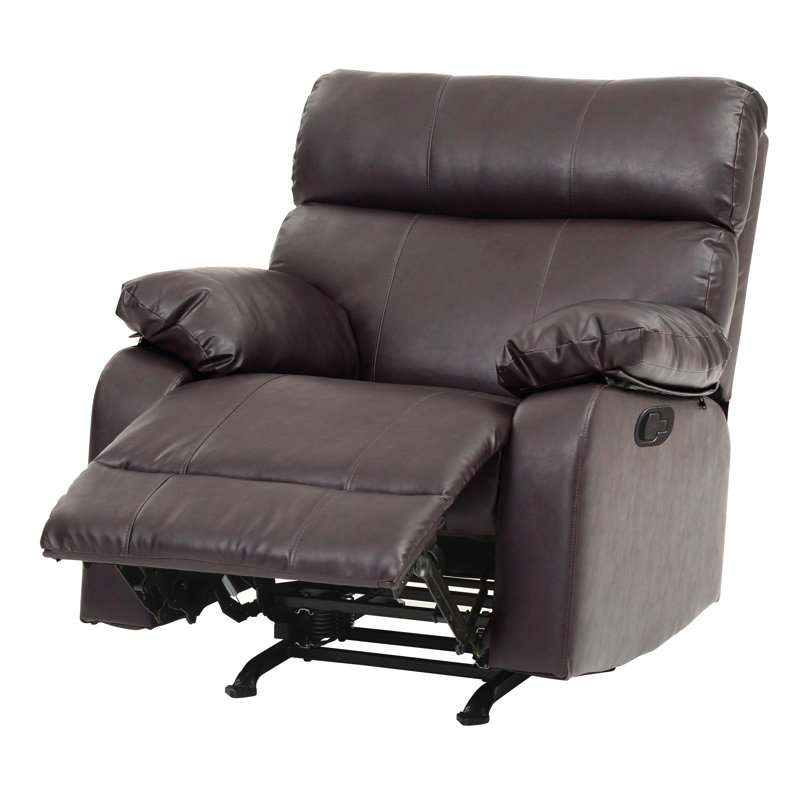 Fauteuil inclinable Manny, brun foncé, Marron foncé