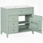 Meuble-lavabo 36 po avec lavabo, meuble-lavabo autoportant pour le rangement et l'organisation de la salle de bain-1433030324-1433030475