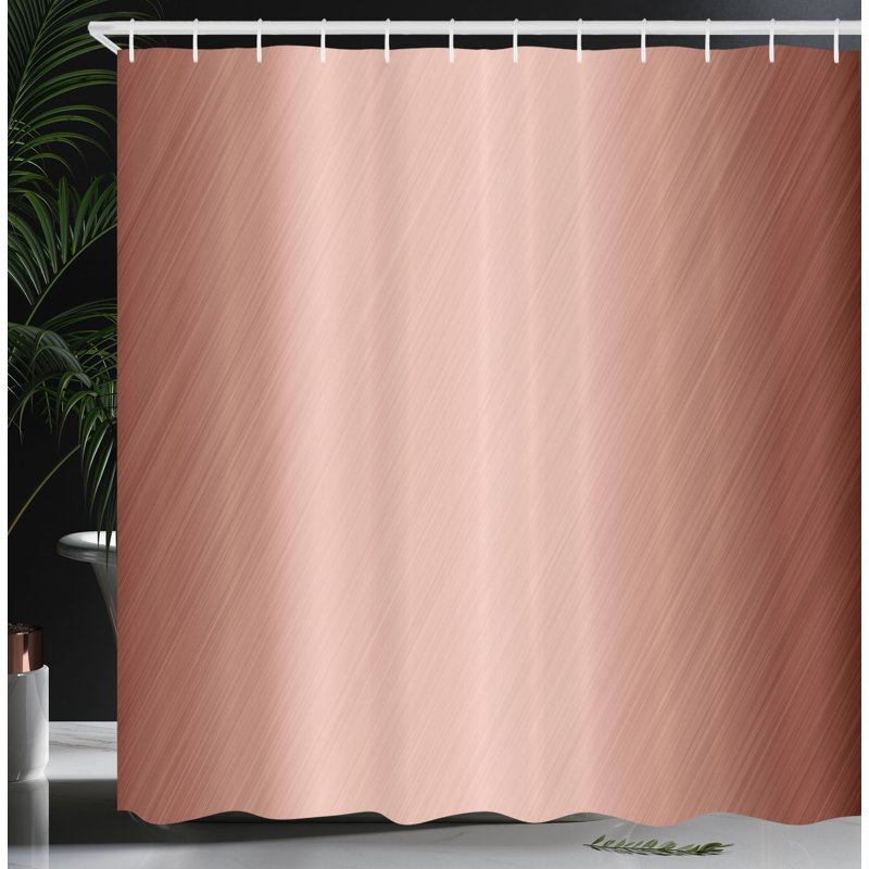 Shower Curtain with Hooks Included, 70"H x 69"W