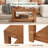 Solid Wood Square Coffee Table with Storage