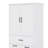 Bathroom Storage Cabinet With Two Laundry Baskets, Storage Cabinet With Doors And Drawer For Home-1731915055
