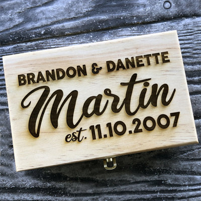 Wooden Memory Box