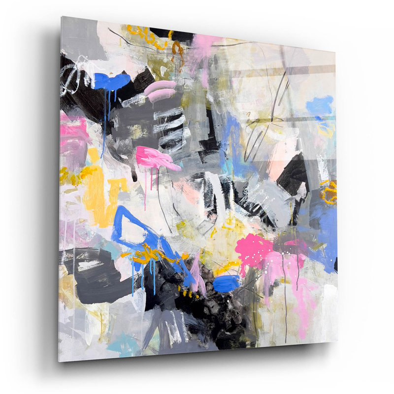 «Cotton Candy Mountain» par Jeffrey Tover, H 12 po x l 12 po x P 0,13 po