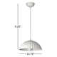 Calcott 1 - Light Chalk White Dome Pendant
