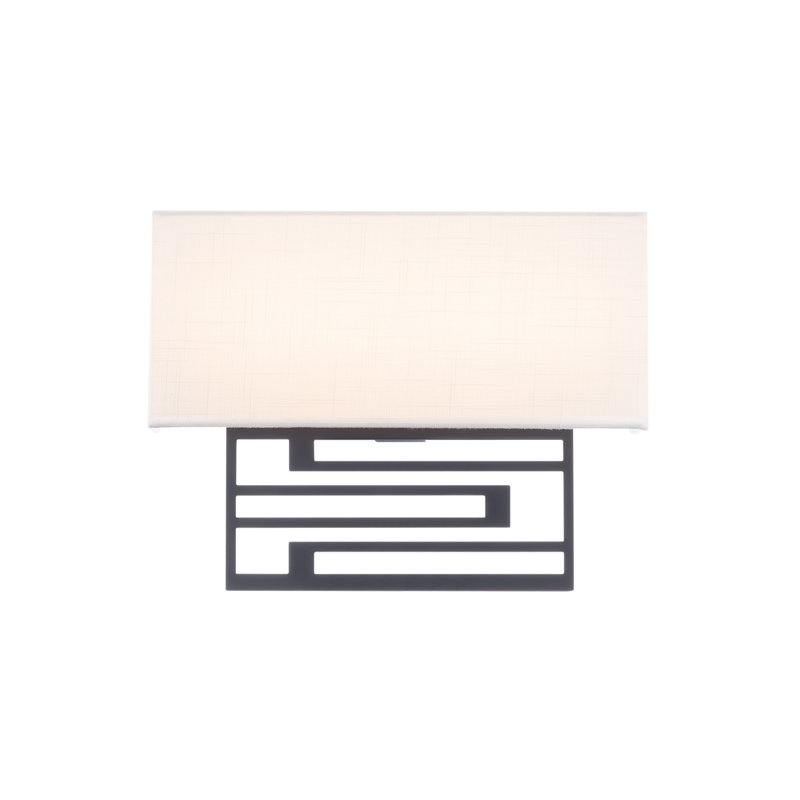 Vander 1 - Light LED Flush Mounted Sconce, Black, 2700K