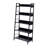 Eleri 5 Tiered Bookshelf, Ladder Shelf Etagere Bookcase, Wood and Metal Bookshelf-943562904