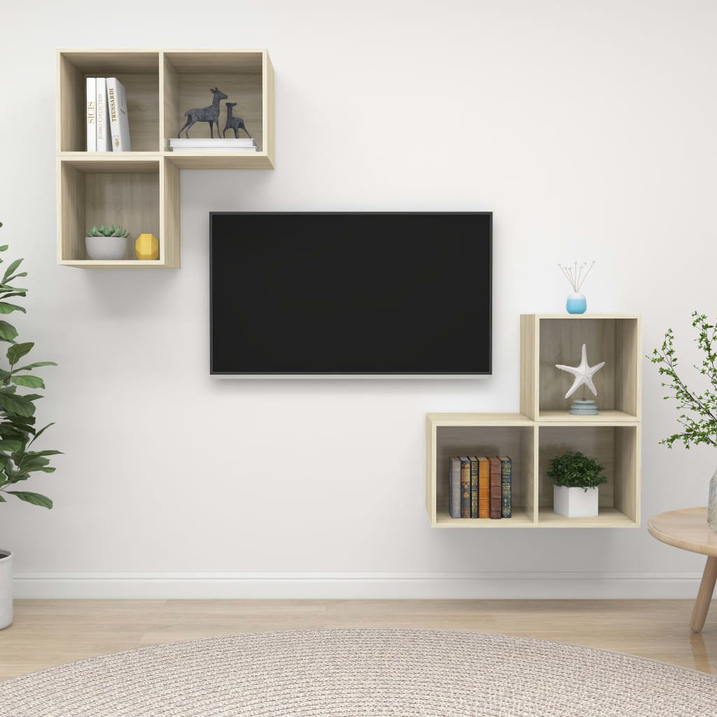 Drazic Unfinished Floating TV Stand for TVs up to 88"
