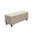 Coffre de rangement capitonné Park Ave - Lin sable du désert-70356696