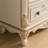 Retro multi-functional painted accent cabinet