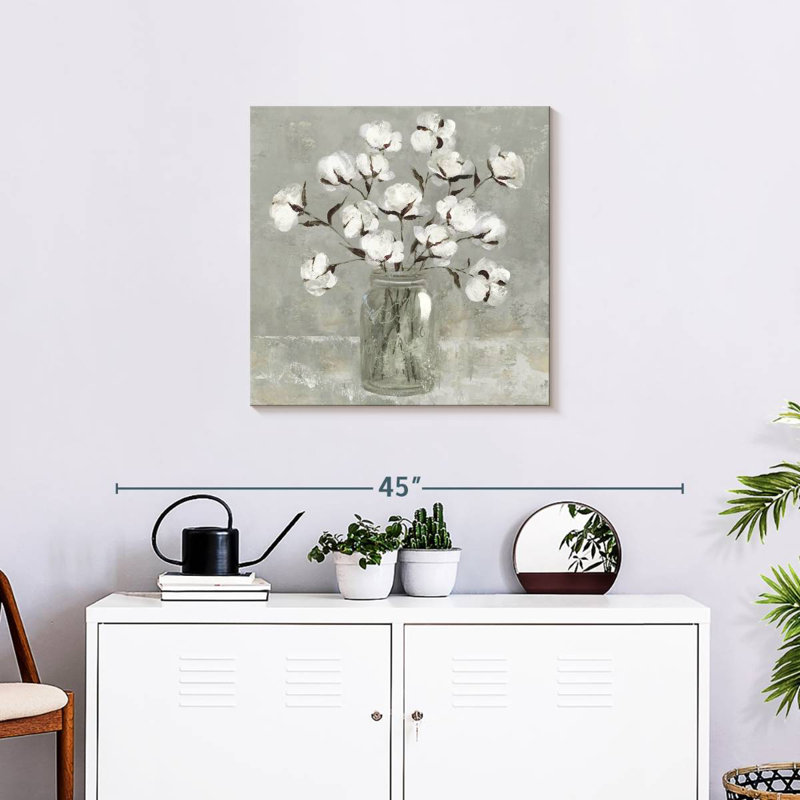 Bouquet de coton Harnek, H 24 po x l 24 po