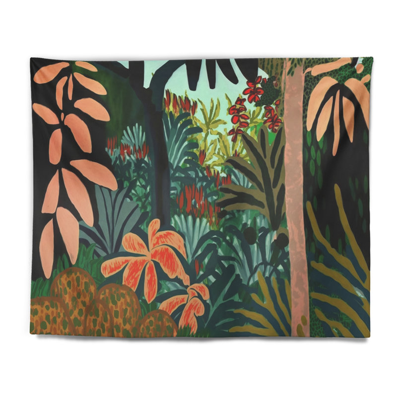 - Tapisserie murale florale et botanique, H 32 po x l 39 po