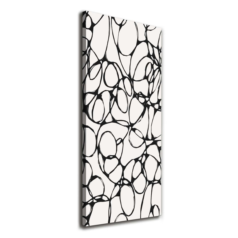 Chaotic Circles - Wrapped Canvas Print