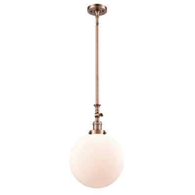 Luminaire suspendu sphère 1 lumière Clermont