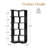 Modern Black Corner Bookshelf With Safety Corners-1717207622