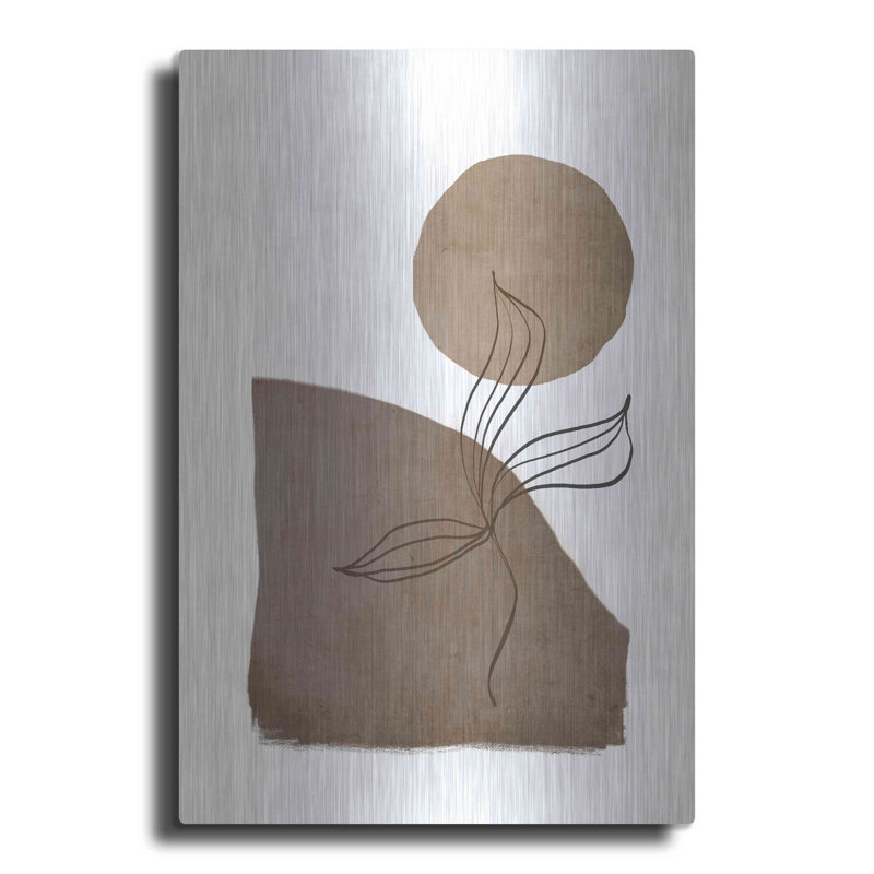 Red Barrel Studio® «Simplicity 2» par Design Fabrikken, art mural en métal, H 36 po x l 24 po