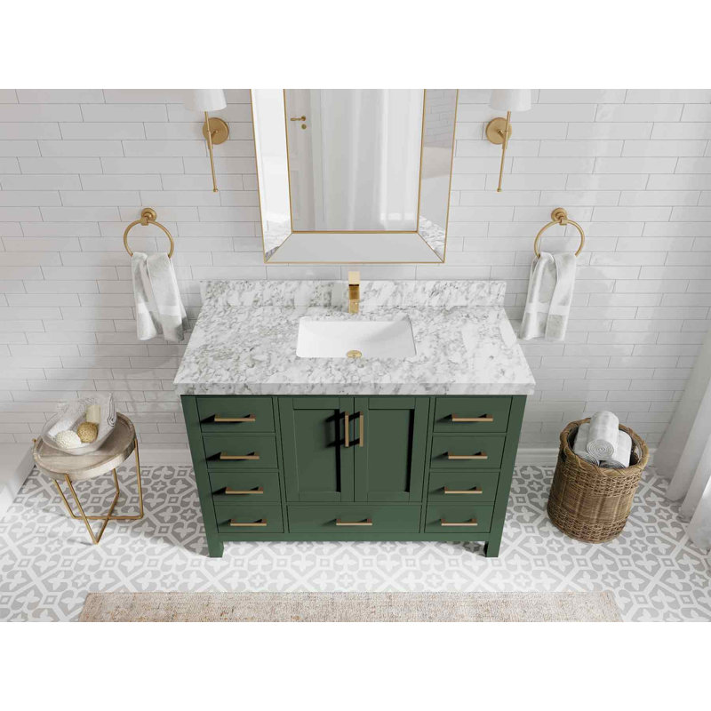 Ensemble de meuble-lavabo simple 48 po Malibu