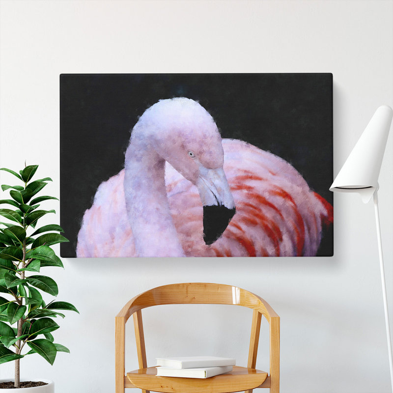 Pink Flamingo Vol.1 - Wrapped Canvas Print, 40cm H x 60cm W x 3cm D