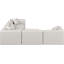 Canapé modulaire en similicuir 5 pièces Houswerth-94884300