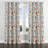Boho Blackout Curtains - Blue Colorful Summer Paisley Gardens Grommet Curtain - 1 Panel-657459260-657459261