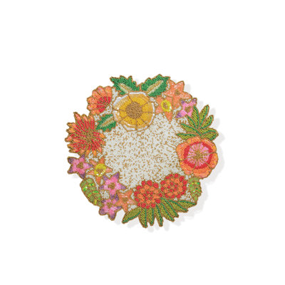 Napperon perlé "The Botanical Crown"