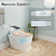 Smart Toilet with Auto Open Lid, Auto Flush & Bidet, Tankless Instant Heating, Wireless Remote Control, Modern Design for Luxury Bathrooms