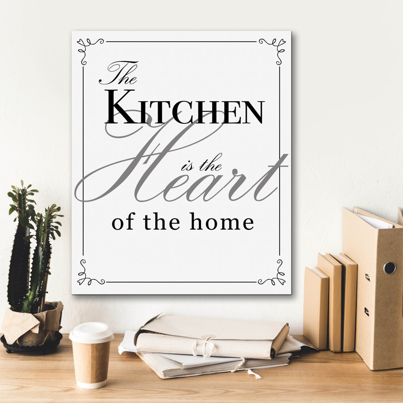 «Kitchen Heart» par Fiona Stokes-Gilbert, art mural sur toile, H 24 po x l 20 po