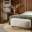 Banc de rangement à dessus rabattable Boucle crème Voir ci-dessous-950694324